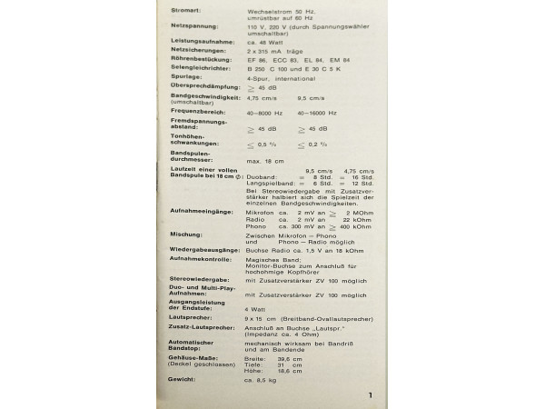 SCHAUB LAURENZ SL-100  Hifi vintage Paris réparations