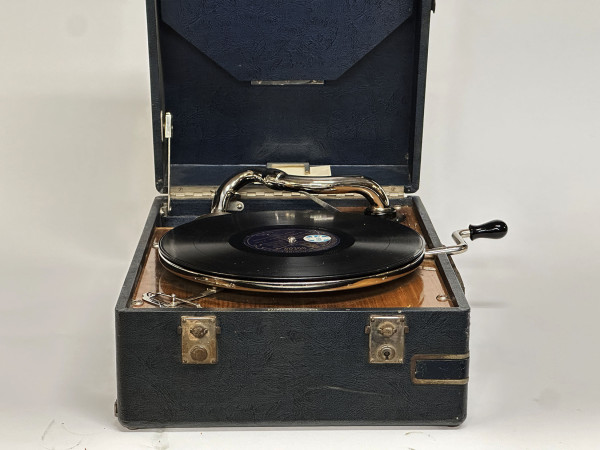 LINGUAPHONE Gramophone Bleu  Hifi vintage Paris réparations