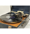 LINGUAPHONE Gramophone Bleu  Hifi vintage Paris réparations