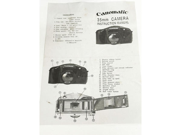 CANON Canomatic  Hifi vintage Paris réparations