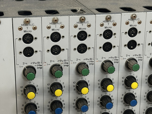 MERLAUD Mélangeur Stéréo 12 voies Hifi Vintage réparation