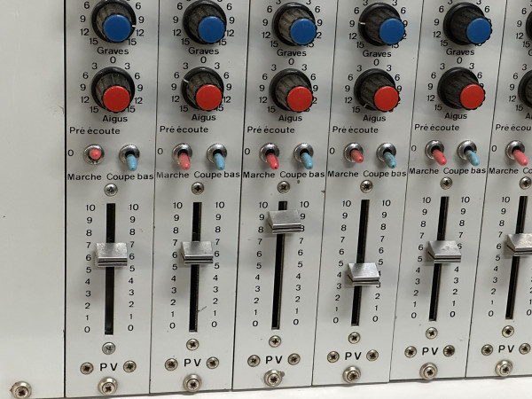 MERLAUD Mélangeur Stéréo 12 voies Hifi Vintage réparation
