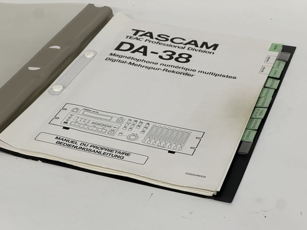TASCAM DA-38 Hifi Vintage réparation