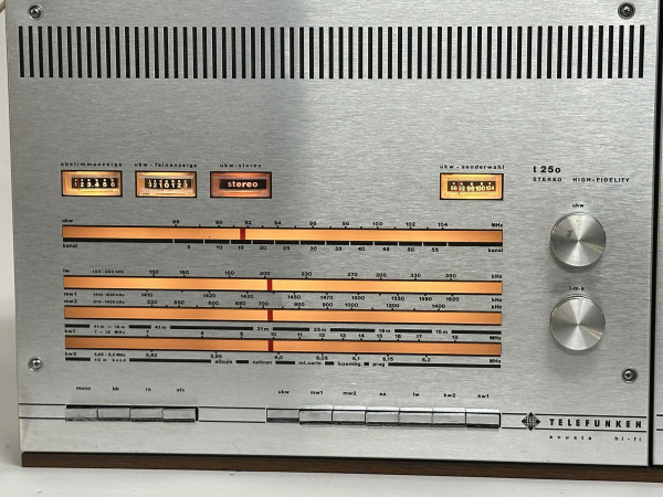 TELEFUNKEN T-250 Hifi Vintage réparation