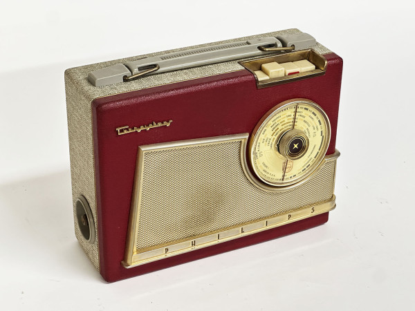 PHILIPS L3F 60 T `Portaletta` cuir Hifi Vintage réparation