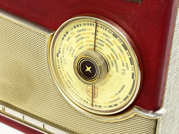 PHILIPS L3F 60 T `Portaletta` cuir Hifi Vintage réparation