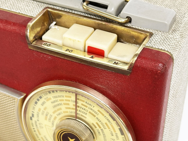 PHILIPS L3F 60 T `Portaletta` cuir Hifi Vintage réparation