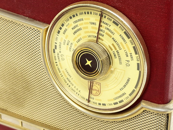 PHILIPS L3F 60 T `Portaletta` cuir Hifi Vintage réparation