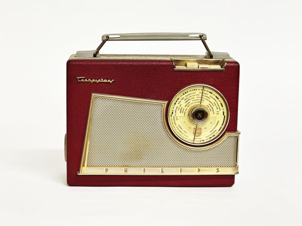 PHILIPS L3F 60 T `Portaletta` cuir Hifi Vintage réparation