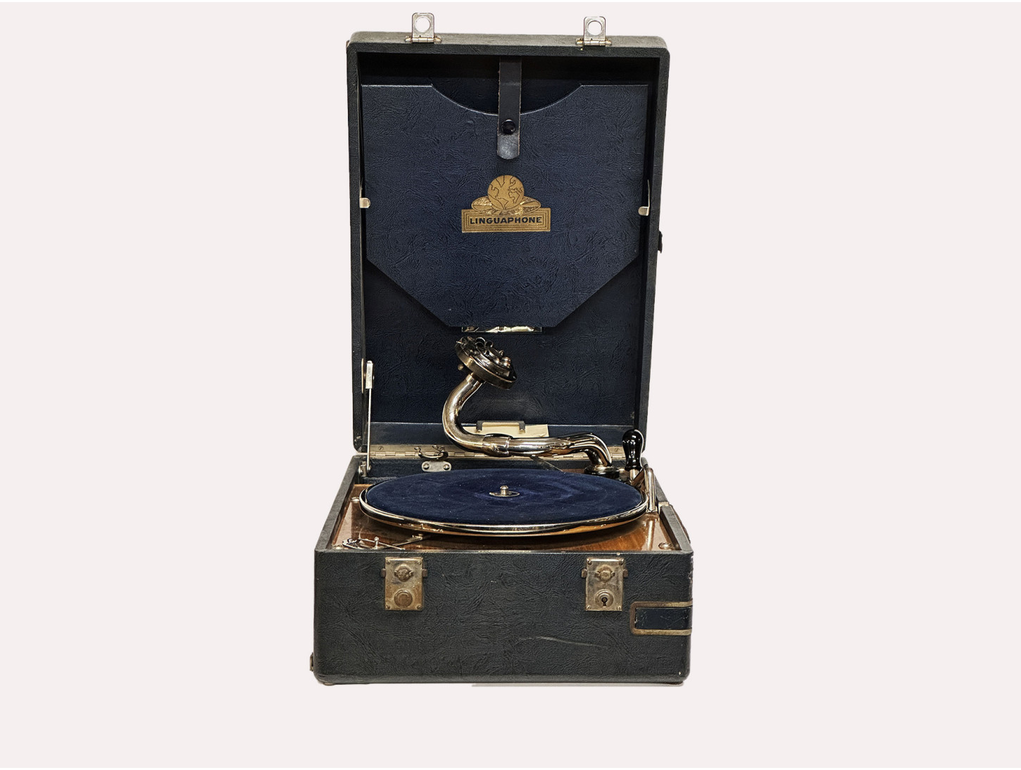 LINGUAPHONE Gramophone Bleu