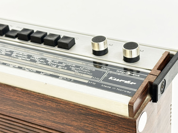 RADIONETTE Kurér K-110 Bois  Hhifivintage Paris Réparations