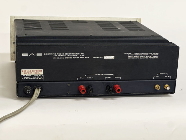 SAE Mark IVD Hifi Vintage réparation