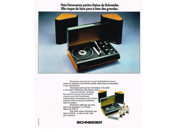 SCHNEIDER AGE 81 Hifi Vintage réparation