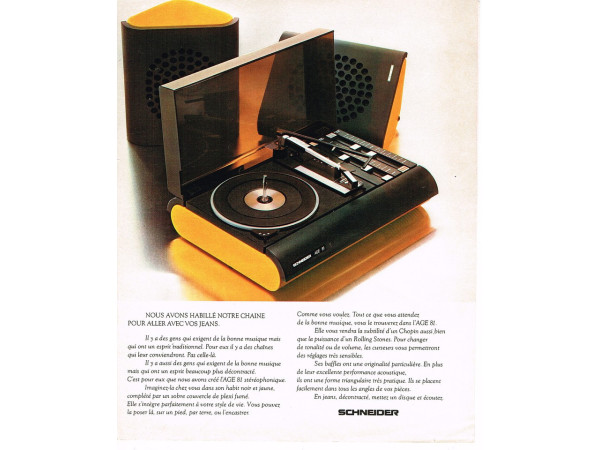 SCHNEIDER AGE 81 Hifi Vintage réparation