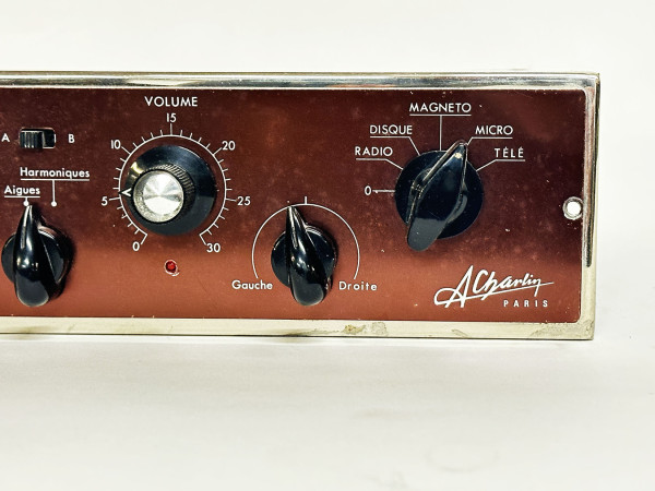 A CHARLIN Pré Amplificateur Transistors Hifi Vintage réparation
