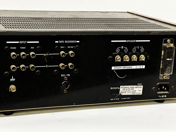 SONY TA-1630 Hifi Vintage réparation