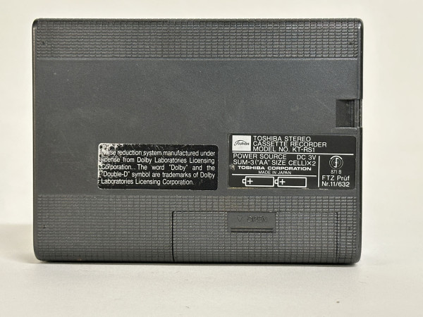 TOSHIBA KT-RS1 noir Hifi Vintage réparation