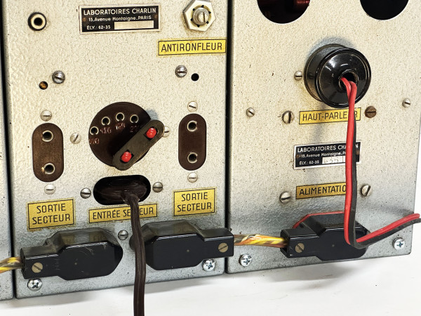 A. CHARLIN Amplificateur 2 x 15W Hifi Vintage réparation