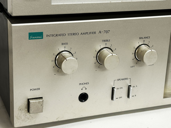  SANSUI D-77F et  A-707 Hifi Vintage réparation