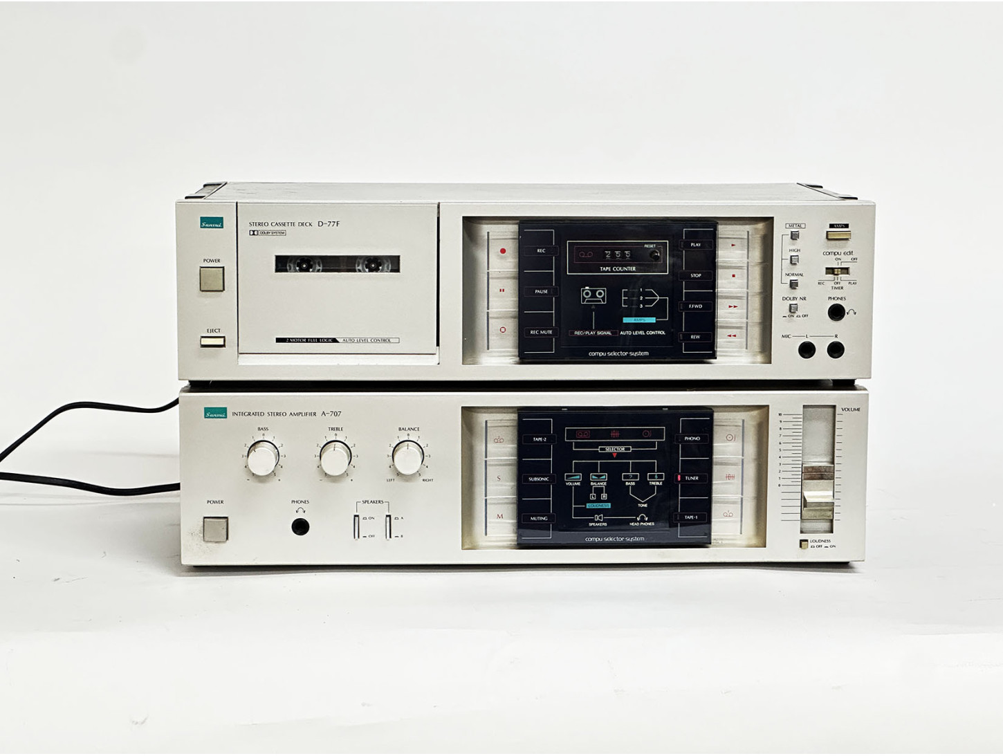 SANSUI D-77F et  A-707 Hifi Vintage réparation