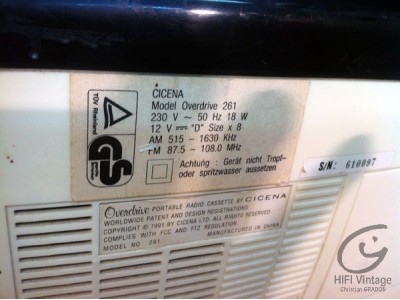 Cicena Overdrive 261