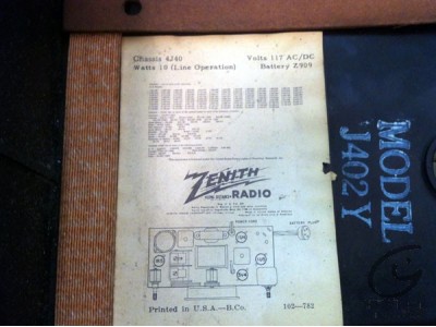 Zenith J-410-Y