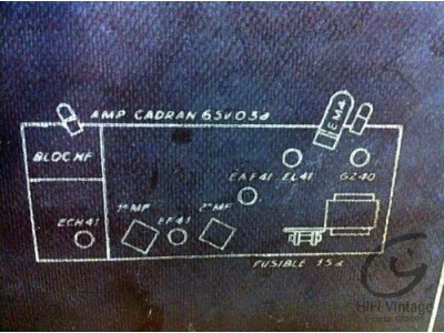 Ondia 6650 radio de table Hifi vintage réparations
