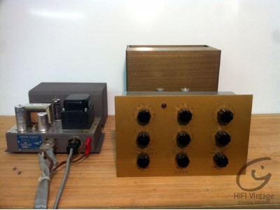 André Radio Préamplificateur CLEVOX Stéréo hifi vintage réparation