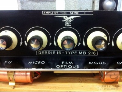 Debrie 16 MB-216 amplificateur Cinema Hifi vintage réparation